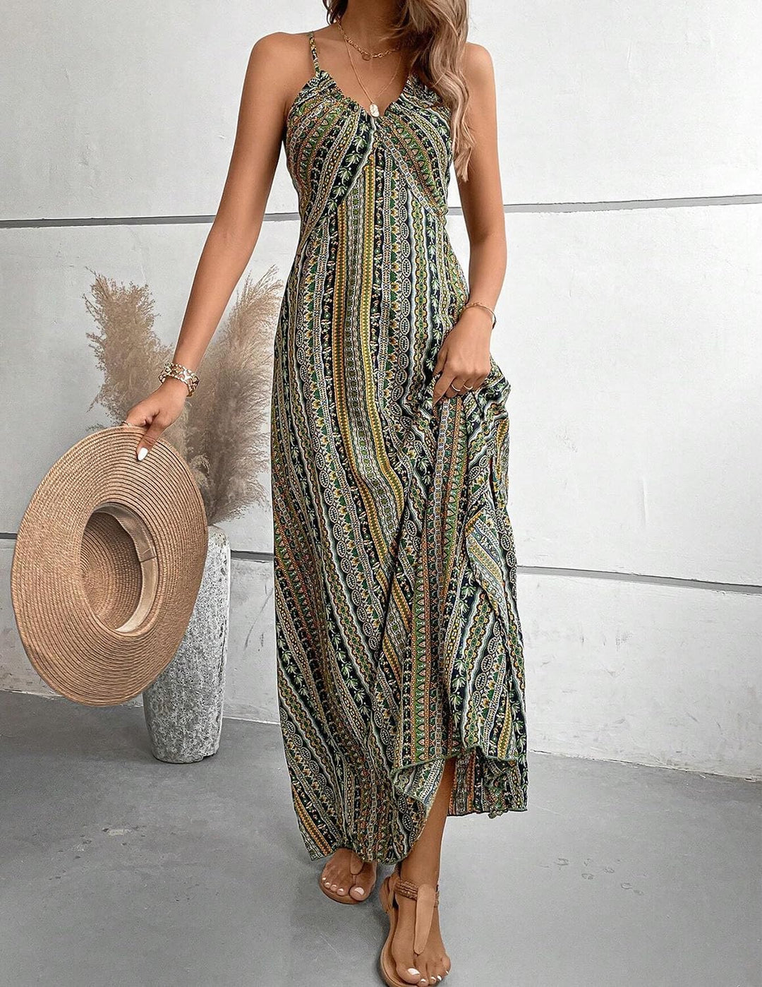 Isla Maxi šaty pro ženy – Volný střih, elastická látka a elegantní styl