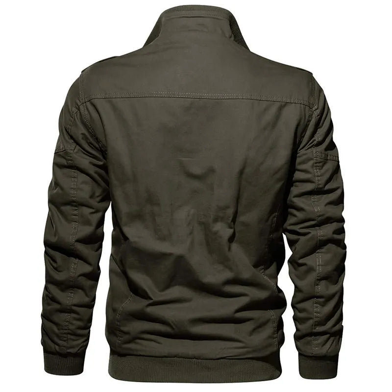Johan Bomber Herren – Winterjacke mit Stehkragen und Wärmender Fütterung
