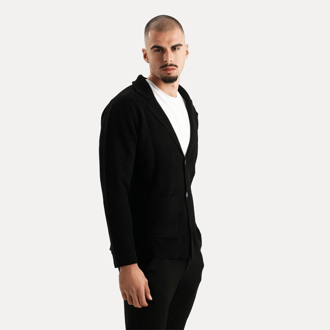 Men's Cardigan with Buttons and Pocket | Long Sleeve