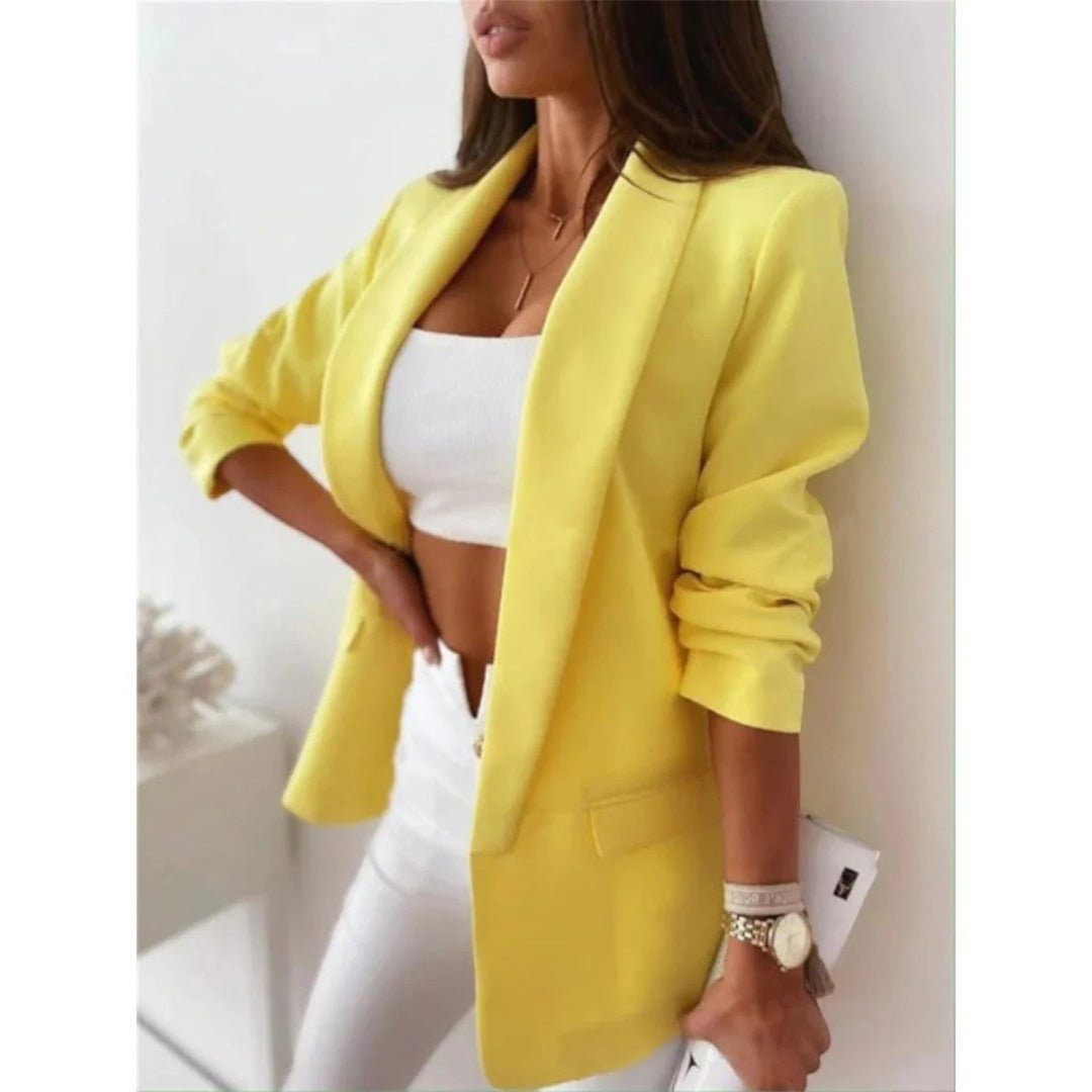 Blazer for dame | Med frontåpning
