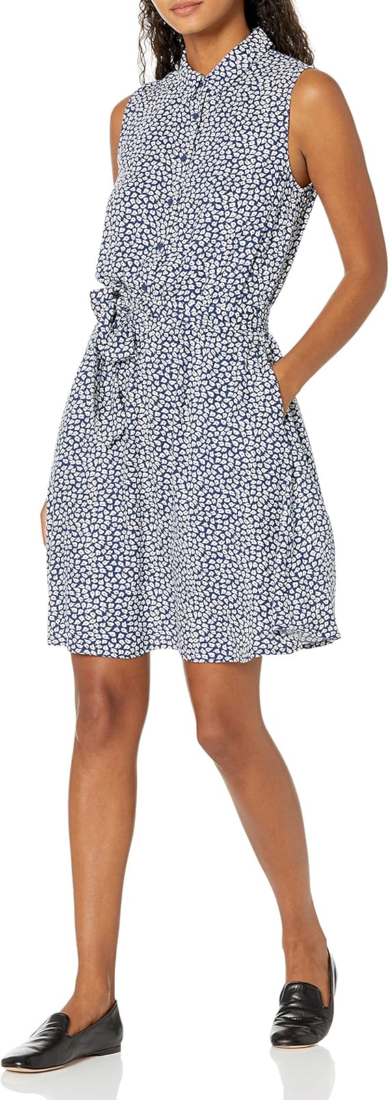 Rina Vestito Camicia Donna – Senza Maniche, Viscosa Leggera & Taglio Fluido Casual