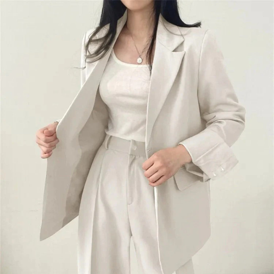 Yasmine | Compleu sacou oversize casual pentru femei