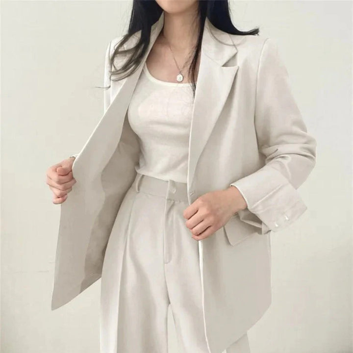 Yasmine | Compleu sacou oversize casual pentru femei
