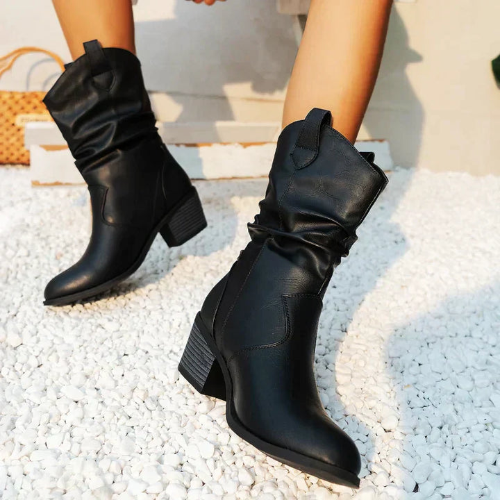 Bottes de cowboy pour femme | Talon bas