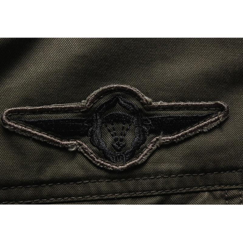 Geacă de iarnă pentru bărbați, tip biker, cu mâneci lungi | Cu fermoar