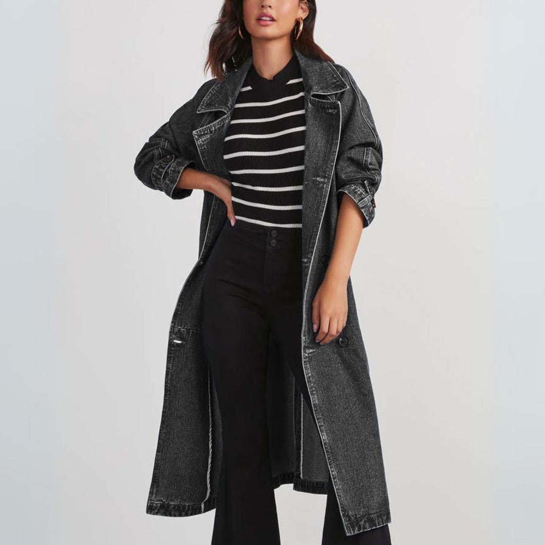 Trench Di Jeans for Dame | Lang