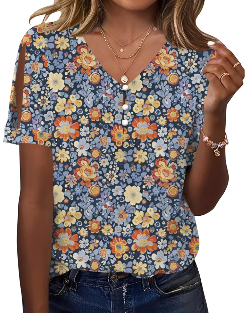 Addison Blusa Donna – Scollo a V, Spalle Scoperte & Top Casual Elegante
