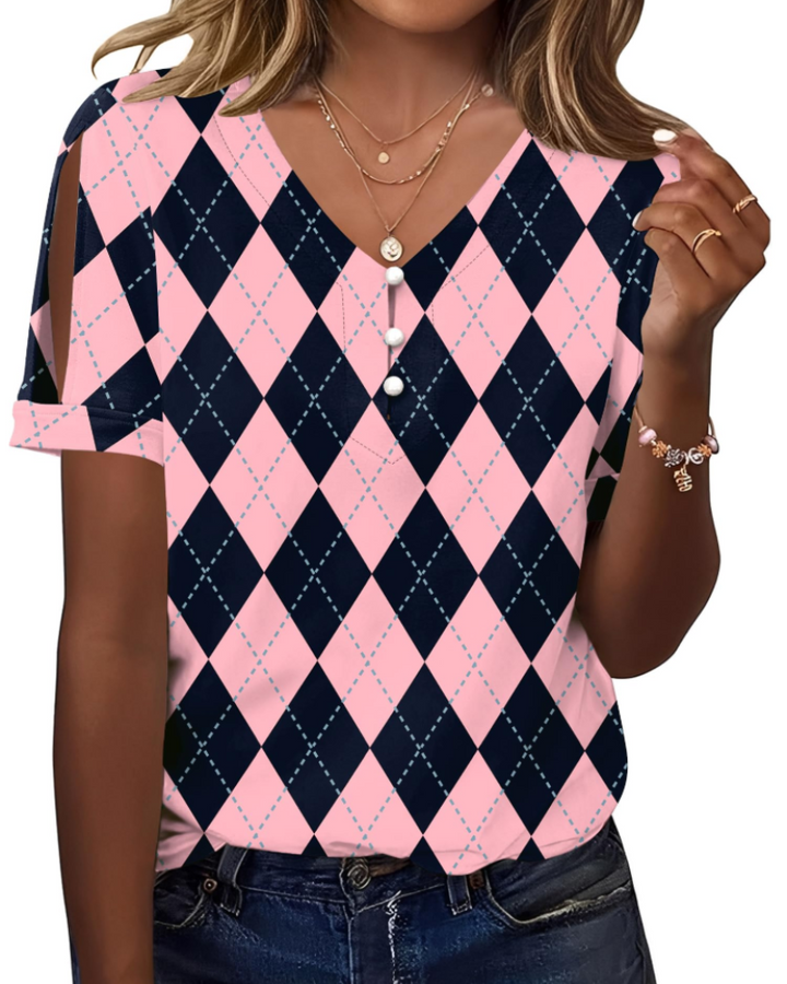 Addison Blusa Donna – Scollo a V, Spalle Scoperte & Top Casual Elegante