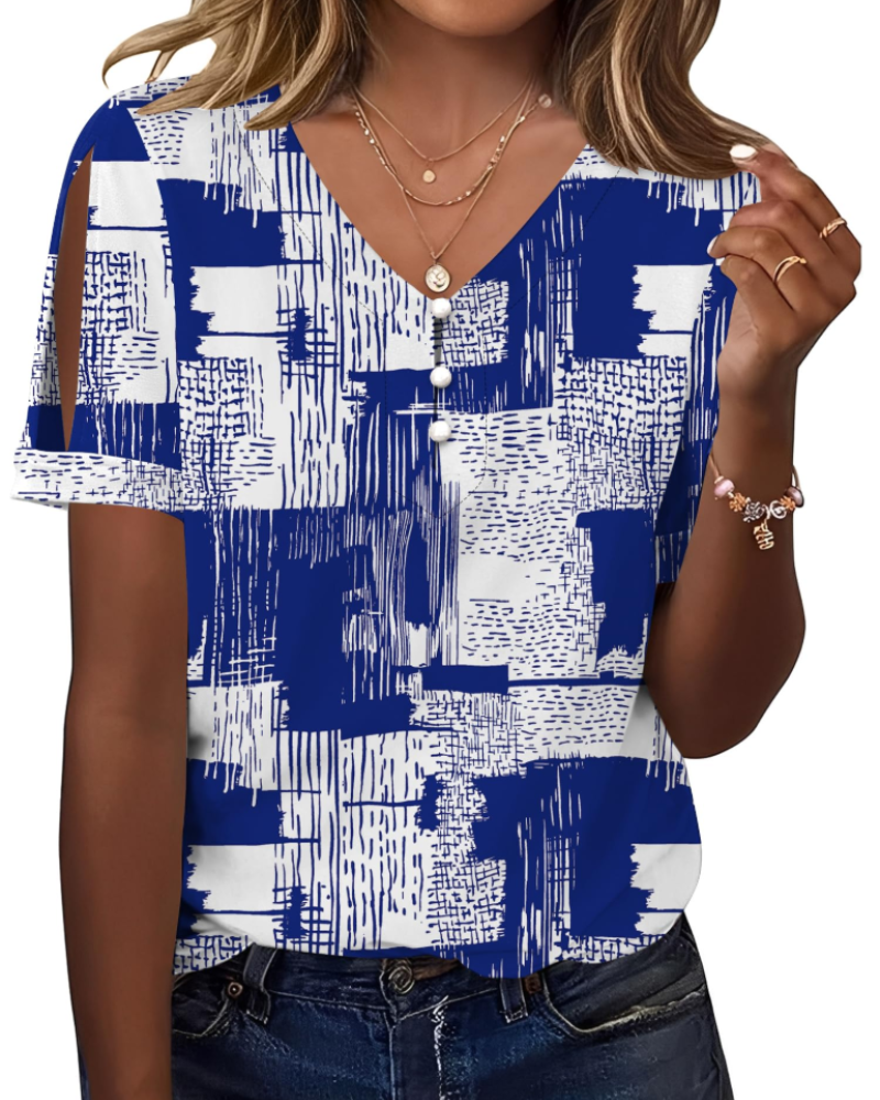 Addison Blusa Donna – Scollo a V, Spalle Scoperte & Top Casual Elegante