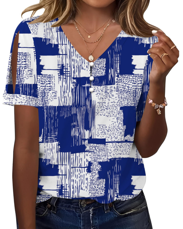 Addison Blusa Donna – Scollo a V, Spalle Scoperte & Top Casual Elegante