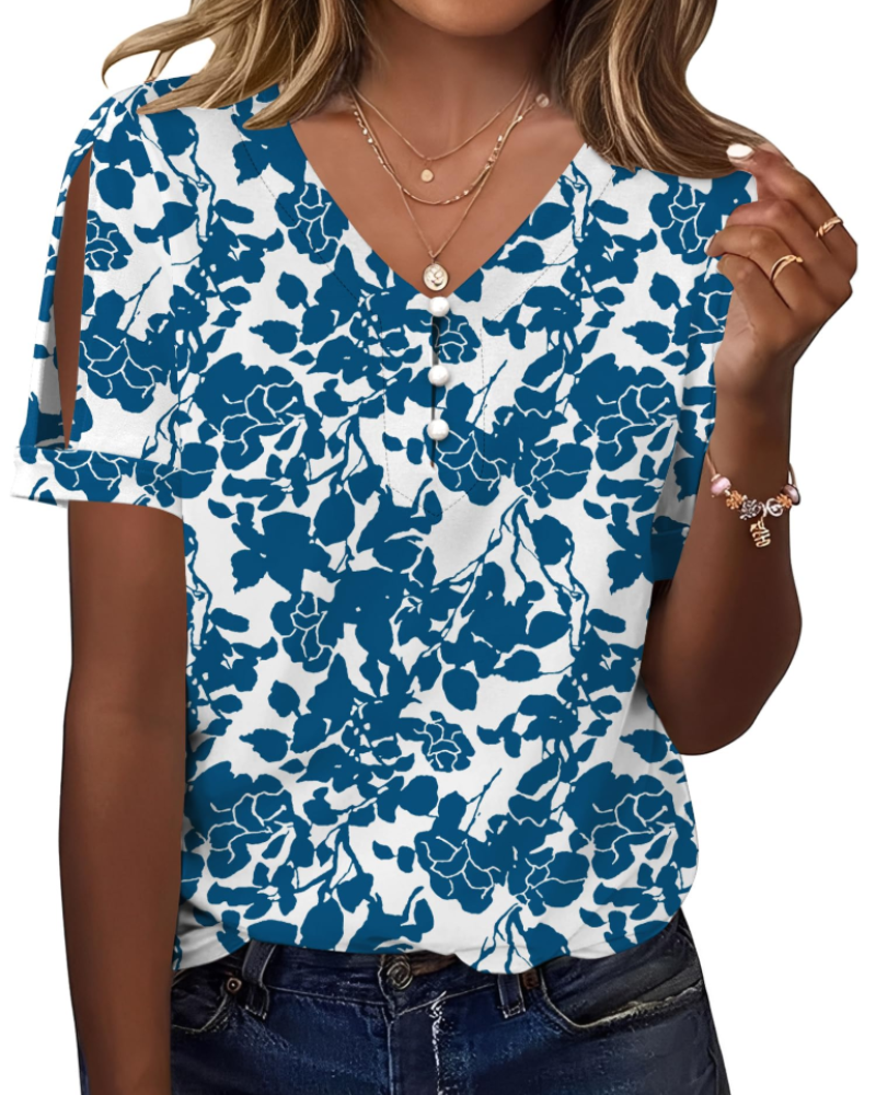 Addison Blusa Donna – Scollo a V, Spalle Scoperte & Top Casual Elegante