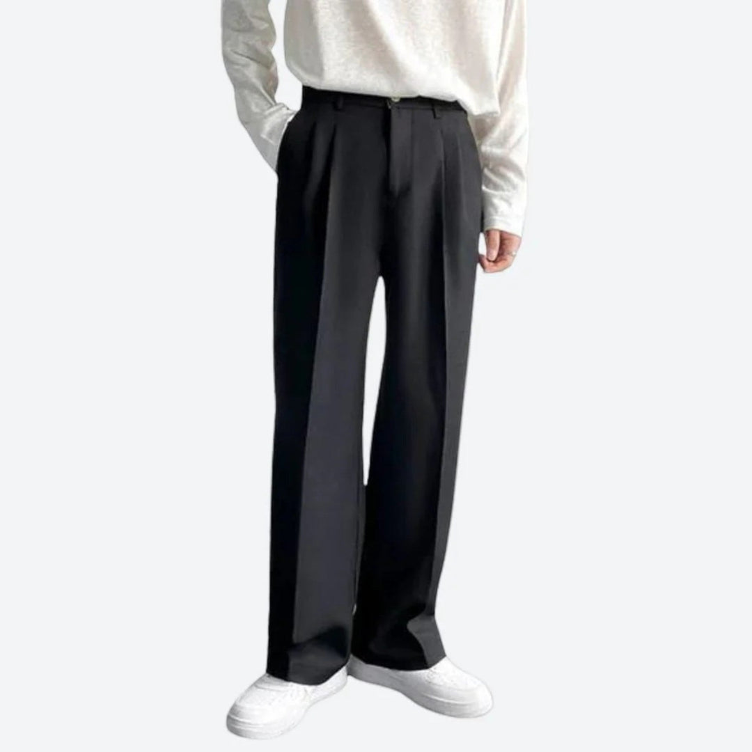 Tristan | Pantaloni Casual pentru Bărbați | Picior Larg