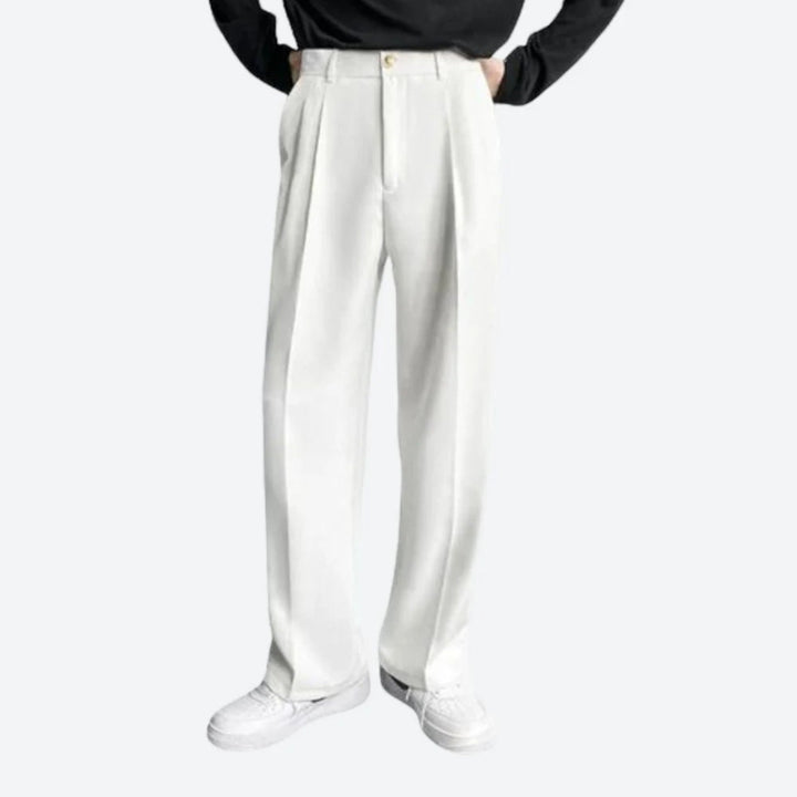 Tristan | Pantaloni Casual pentru Bărbați | Picior Larg