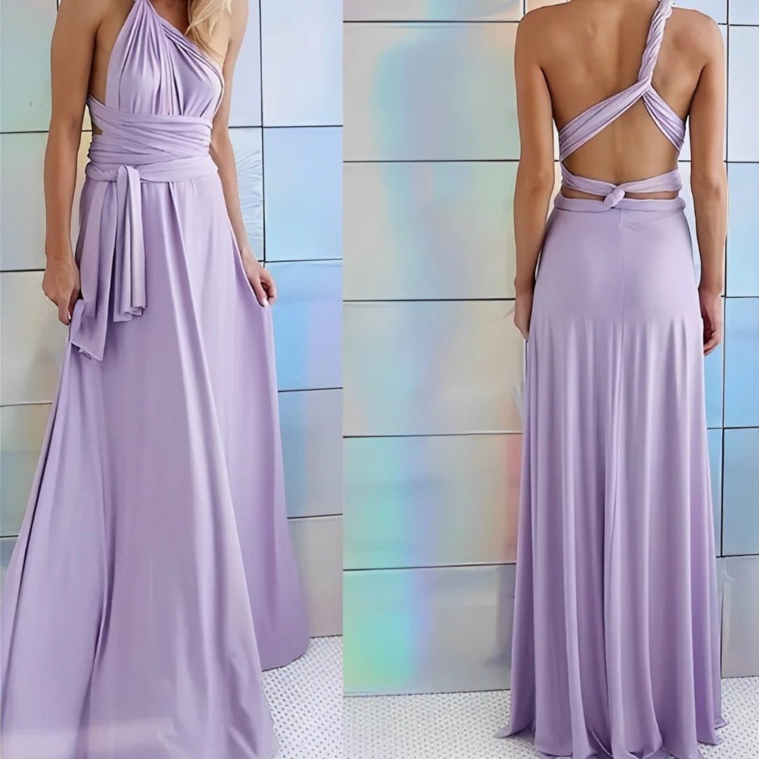 Rochie elegantă înfășurată pentru femei | Maxi