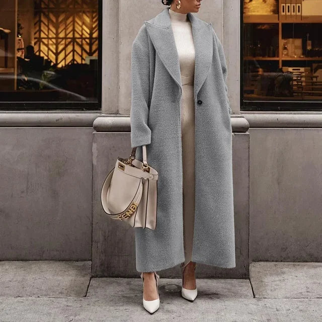 Hosszú Oversize Női Casual Kabát | Tél
