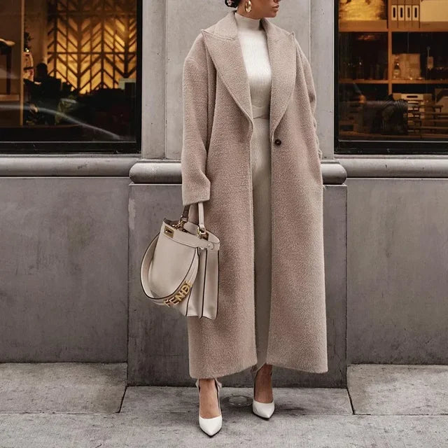 Palton lung casual Donna | Oversize
