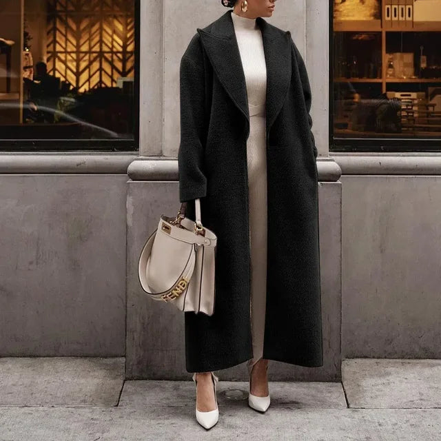 Hosszú Oversize Női Casual Kabát | Tél