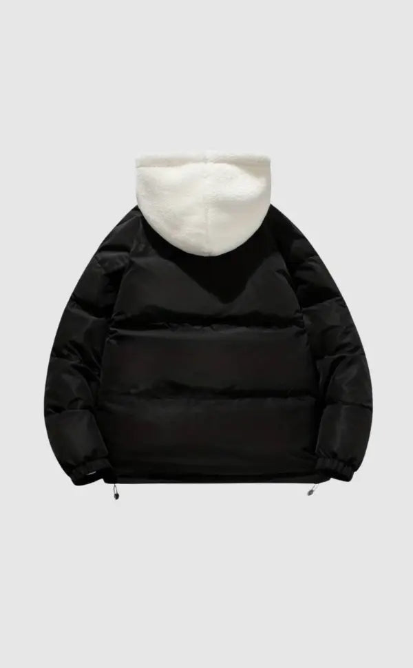 Patricia Giacca Winter Damen Steppjacke – Warmer Mantel mit Verstellbarer Kapuze und Taschen