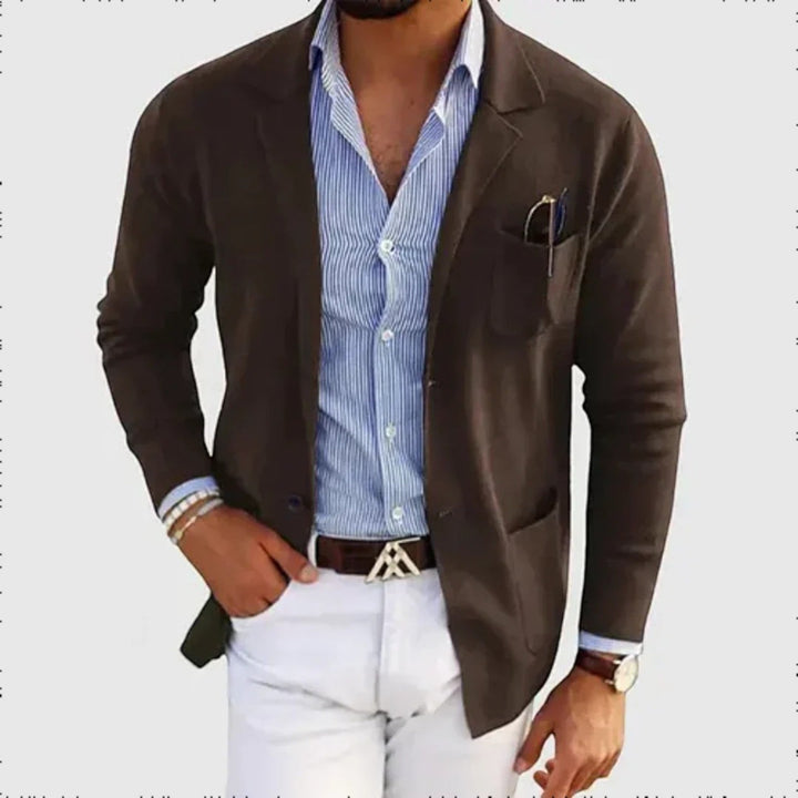 Jonas | Sacou Casual pentru Bărbați | Buzunare Aplicate