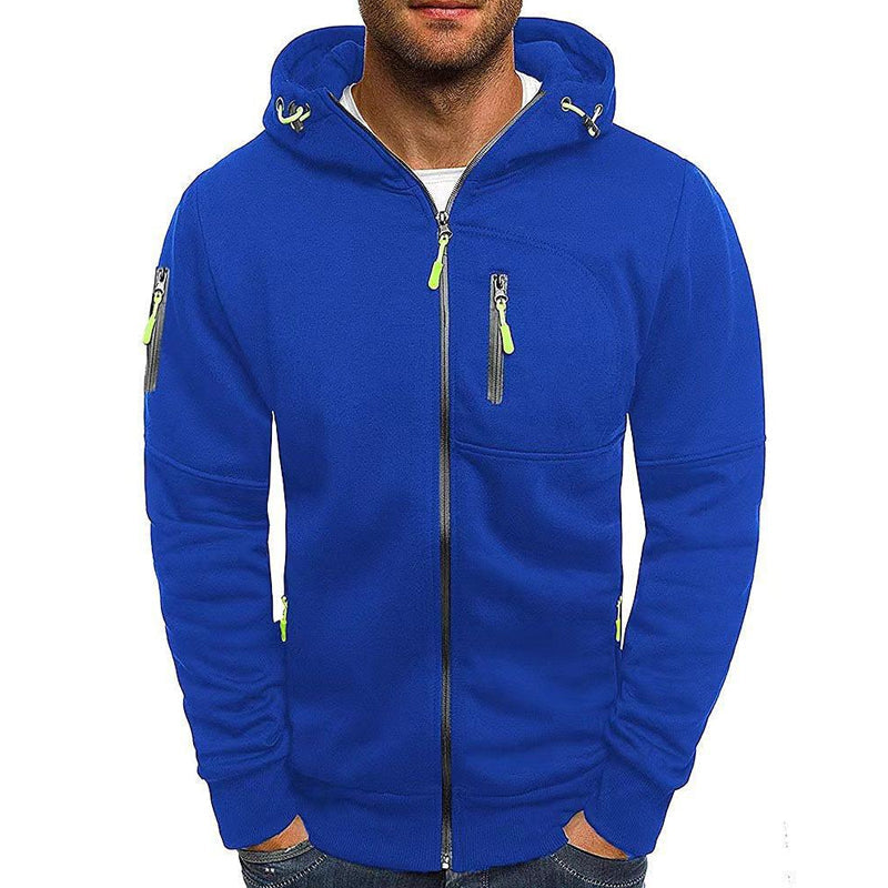 Felix Felpa Uomo con Cappuccio e Zip – Vestibilità Rilassata & Stile Casual Sportivo