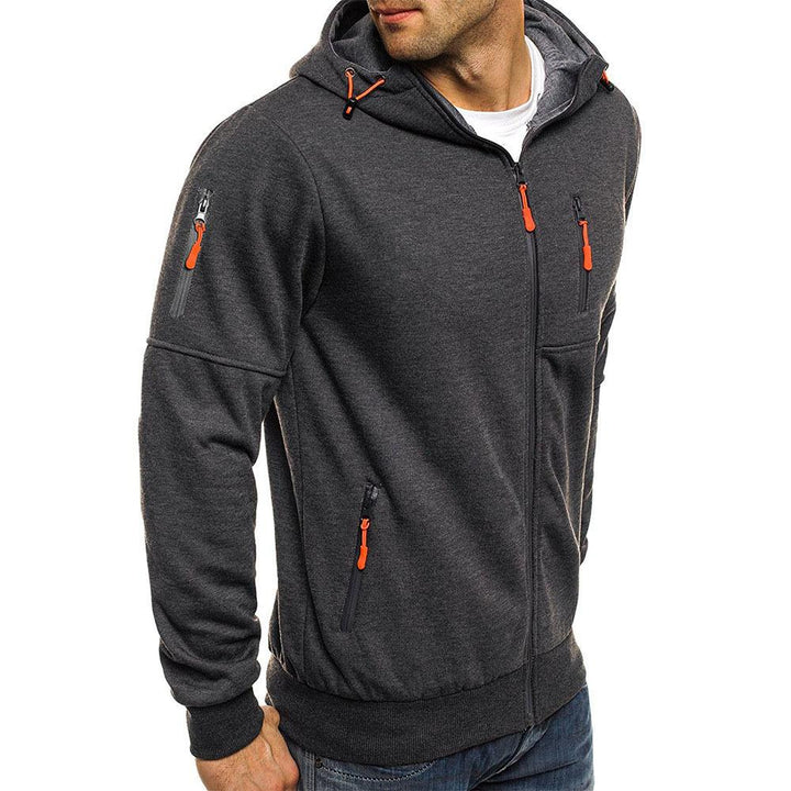 Felix Felpa Uomo con Cappuccio e Zip – Vestibilità Rilassata & Stile Casual Sportivo