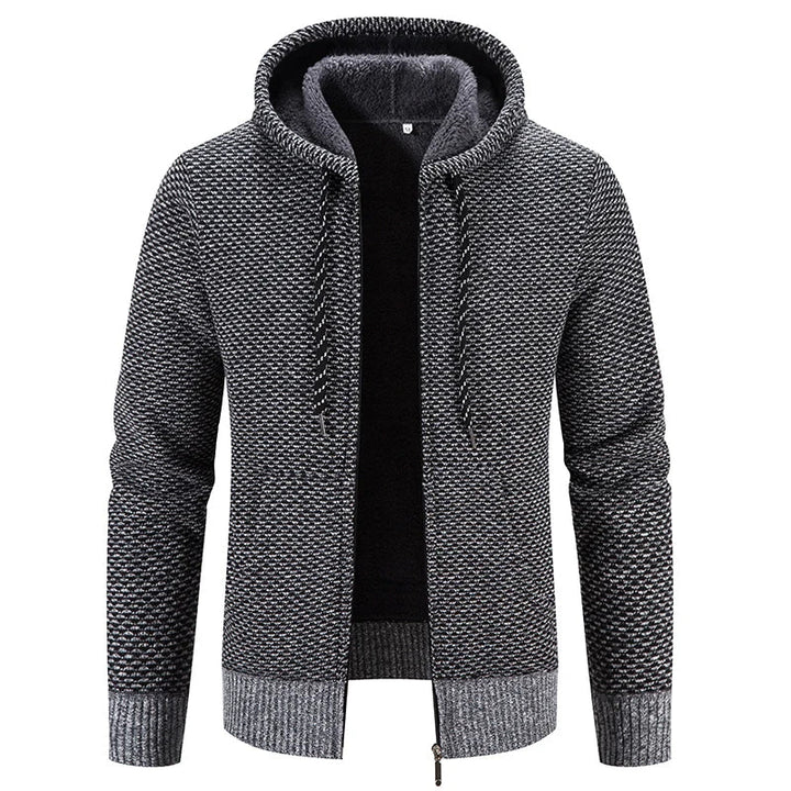Lincoln Cardigan Uomo – Gilet in Maglia con Cappuccio Caldo e Casual