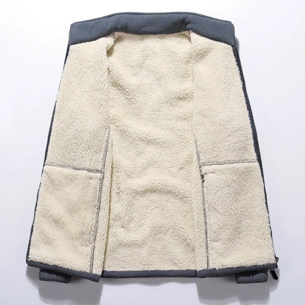 Casual Fleece Jacket for Men | Winter