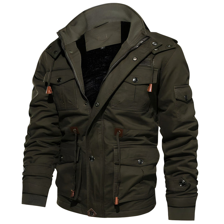 Geacă outdoor pentru bărbați cu buzunare | De iarnă