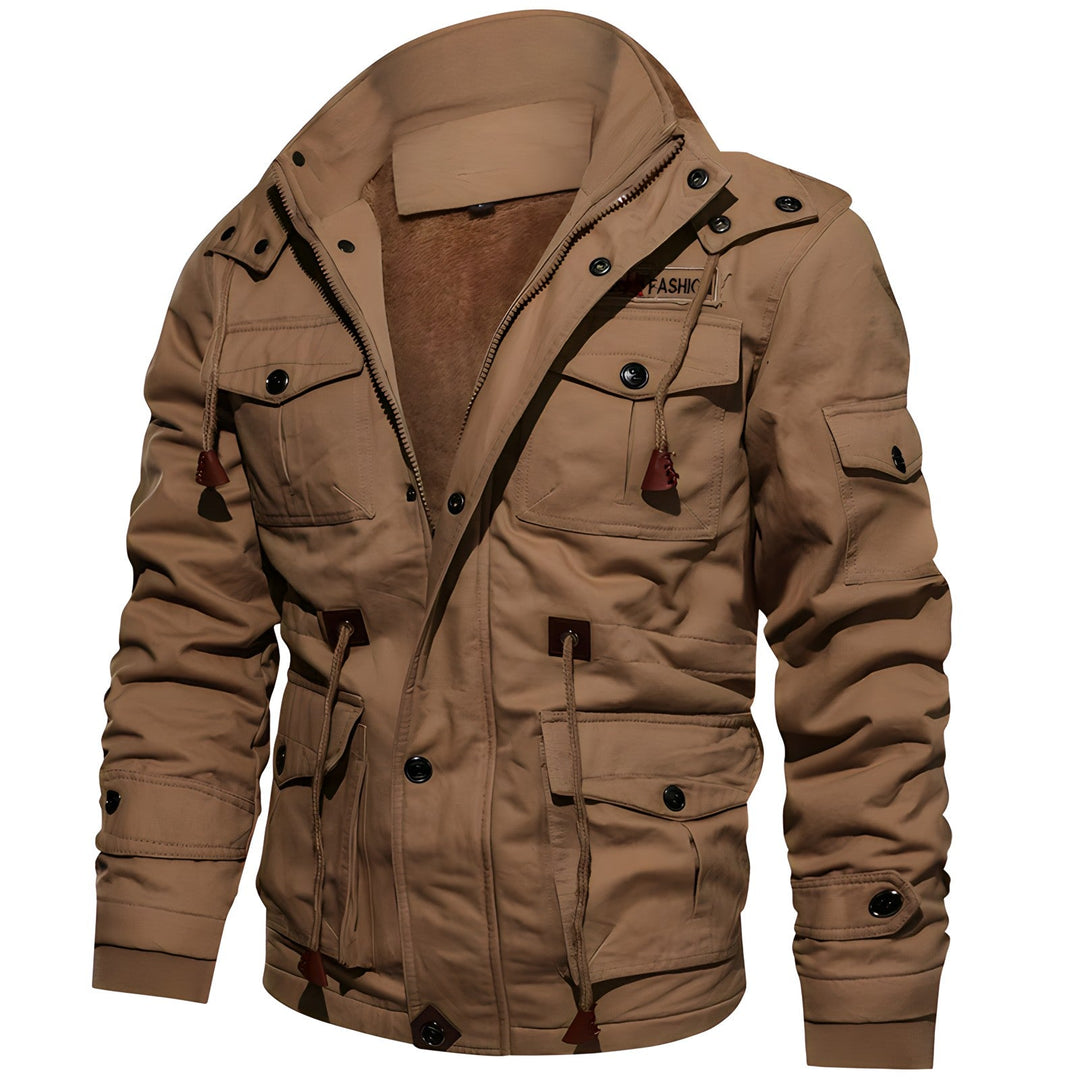 Geacă outdoor pentru bărbați cu buzunare | De iarnă