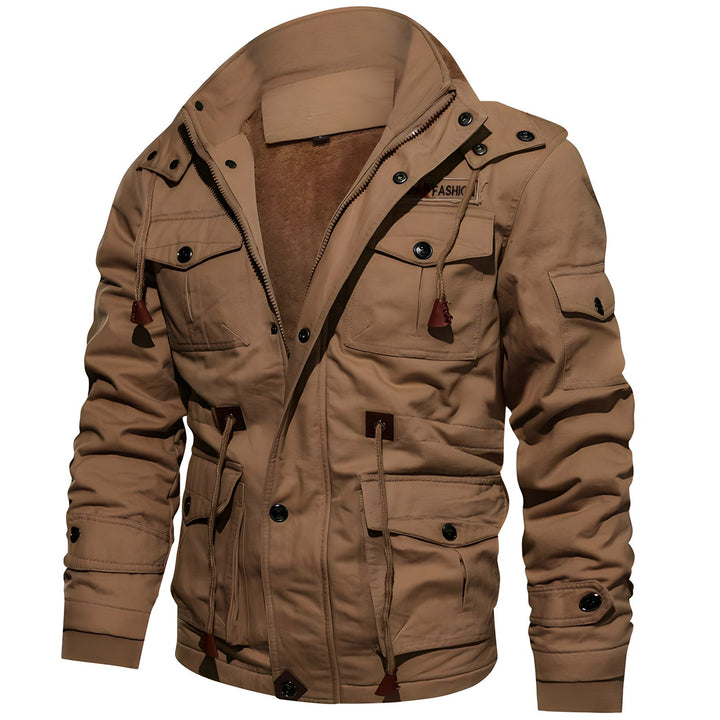 Geacă outdoor pentru bărbați cu buzunare | De iarnă
