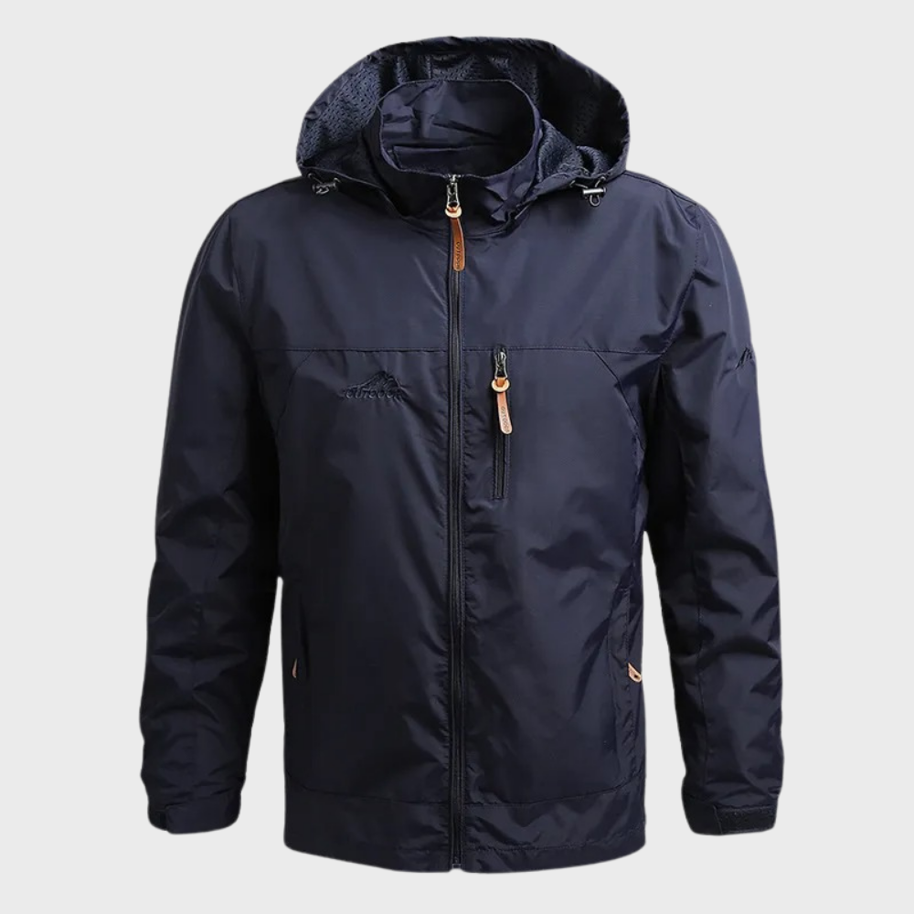 Outdoor-Jacke mit Kapuze für Herren | Regenfest