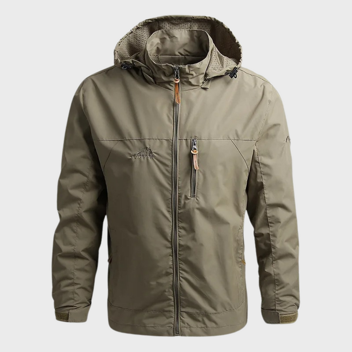 Outdoor-Jacke mit Kapuze für Herren | Regenfest
