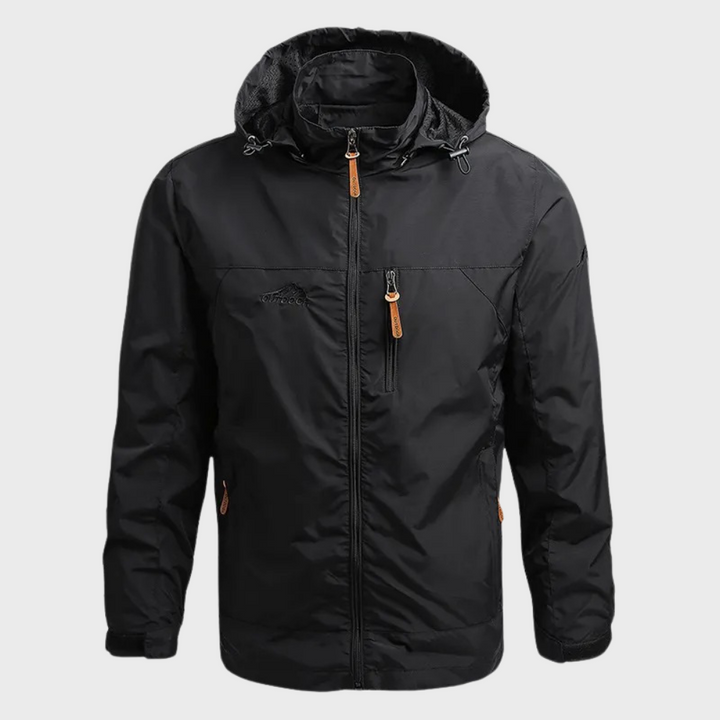 Outdoor-Jacke mit Kapuze für Herren | Regenfest