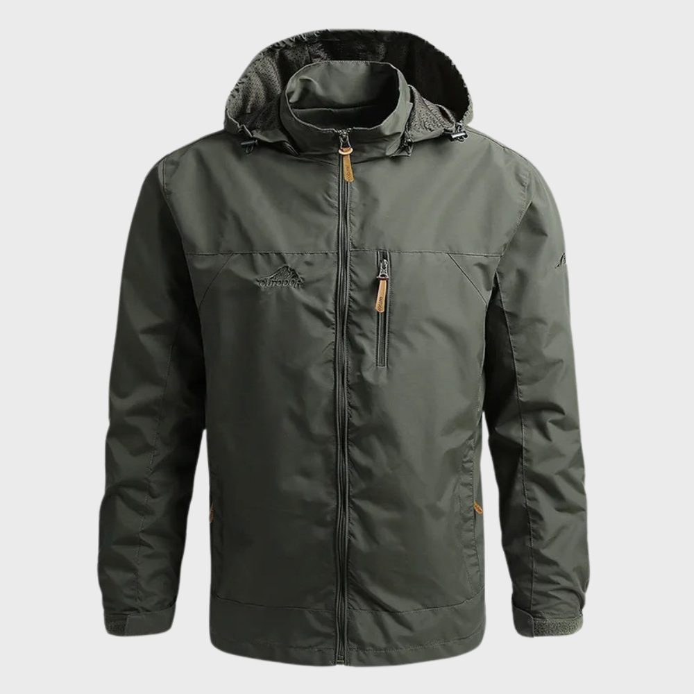 Outdoor-Jacke mit Kapuze für Herren | Regenfest