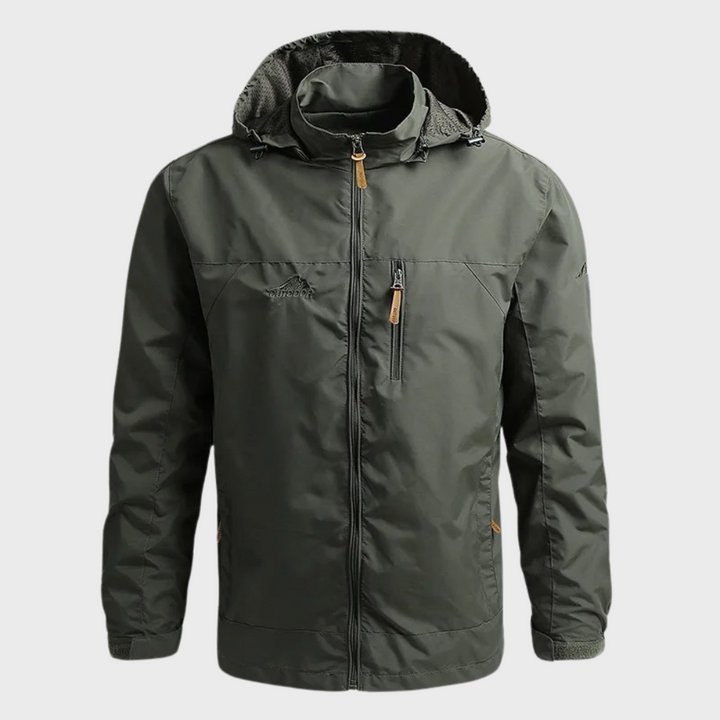 Outdoor-Jacke mit Kapuze für Herren | Regenfest