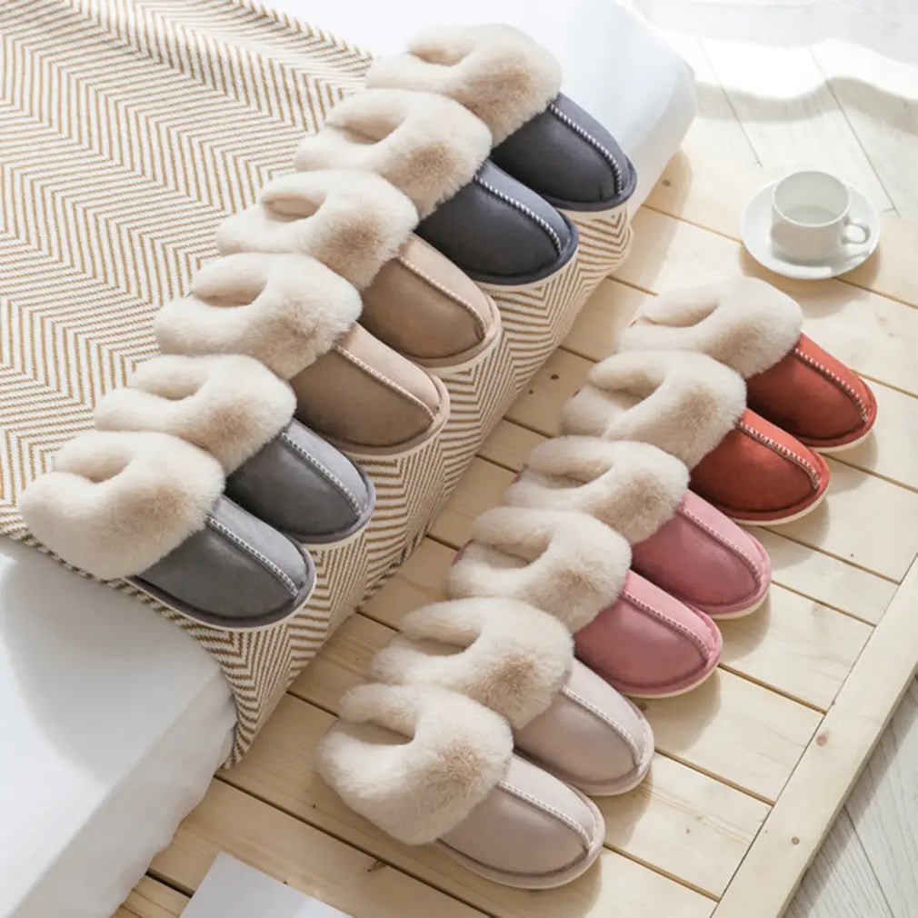 Slippers For Women | With Fur Trim