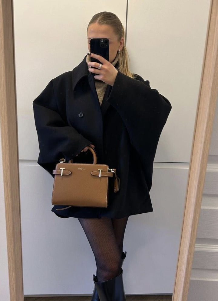Olivia Cappotto Oversize Donna σε Μαλλί – Ζεστό, Κομψό και Χαλαρό Στυλ