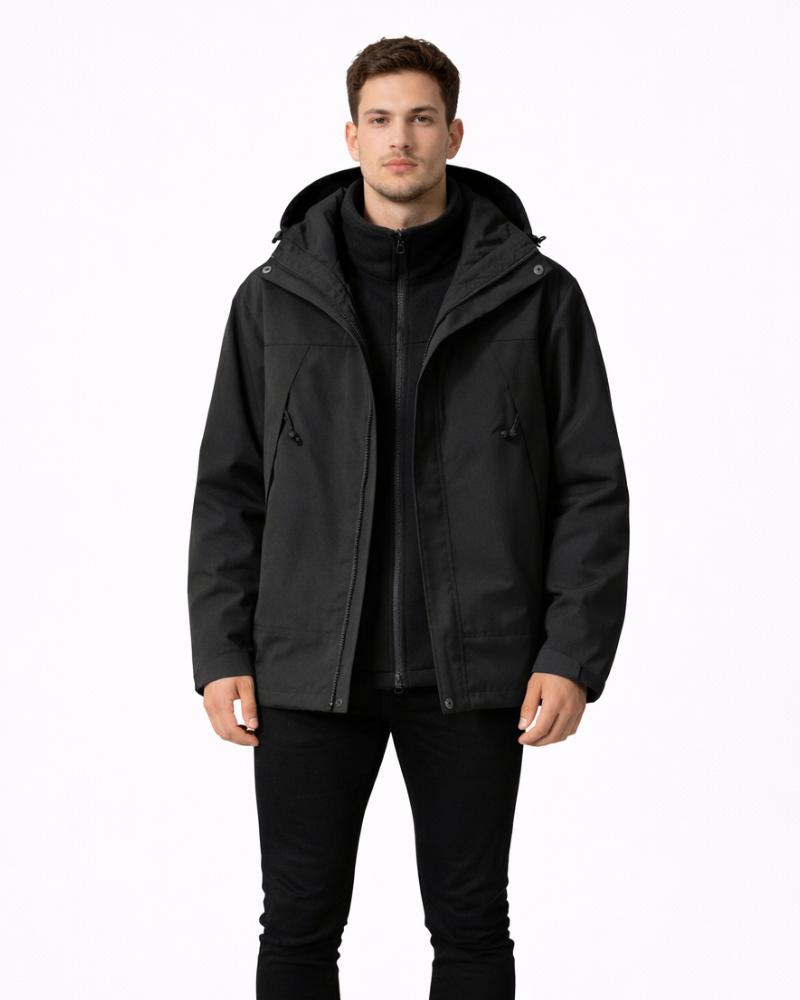 Benedict Giacca Uomo 3-in-1 Fleece – Cappotto Invernale Caldo Traspirante Stile Casual