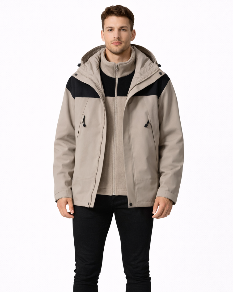 Benedict Giacca Uomo 3-in-1 Fleece – Cappotto Invernale Caldo Traspirante Stile Casual