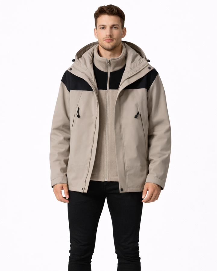 Benedict Giacca Uomo 3-in-1 Fleece – Cappotto Invernale Caldo Traspirante Stile Casual