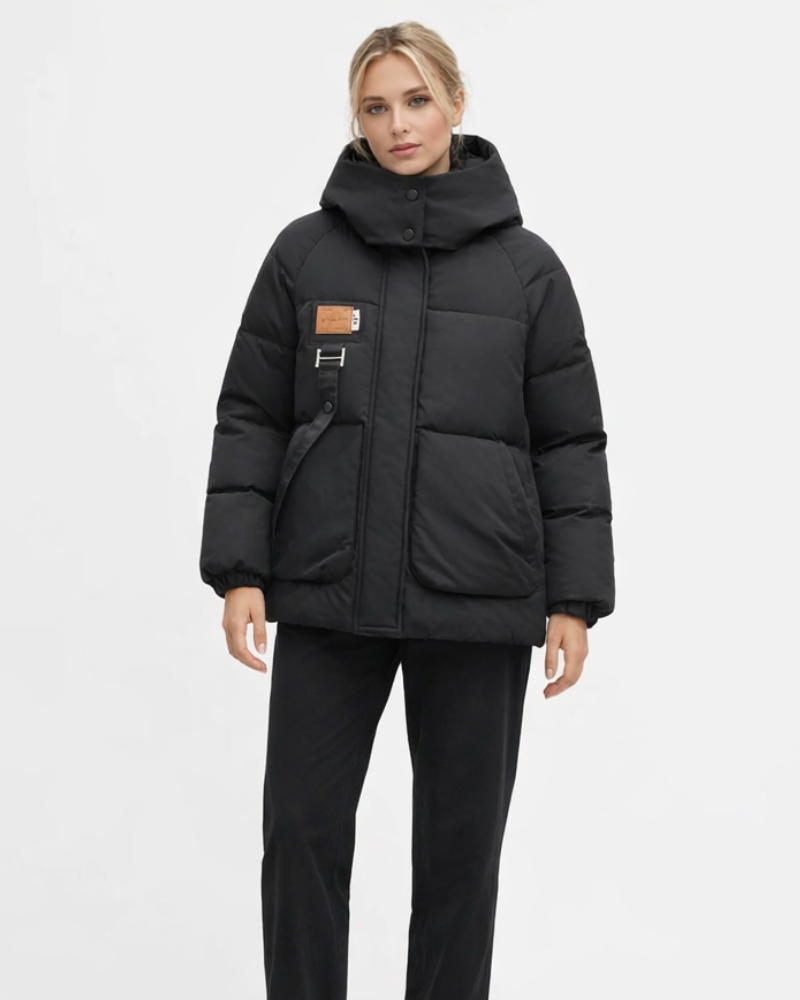 Krystine Dámská Zimní Bunda – Teplá Elegantní Slim Fit Moderní Styl