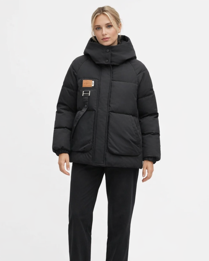Krystine Dámská Zimní Bunda – Teplá Elegantní Slim Fit Moderní Styl
