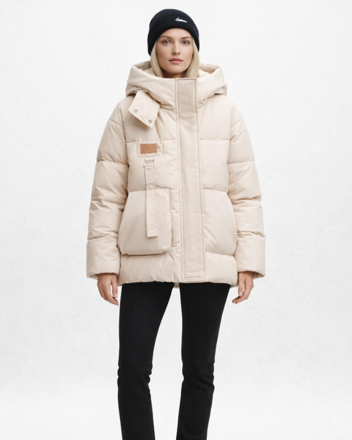 Krystine Dámská Zimní Bunda – Teplá Elegantní Slim Fit Moderní Styl
