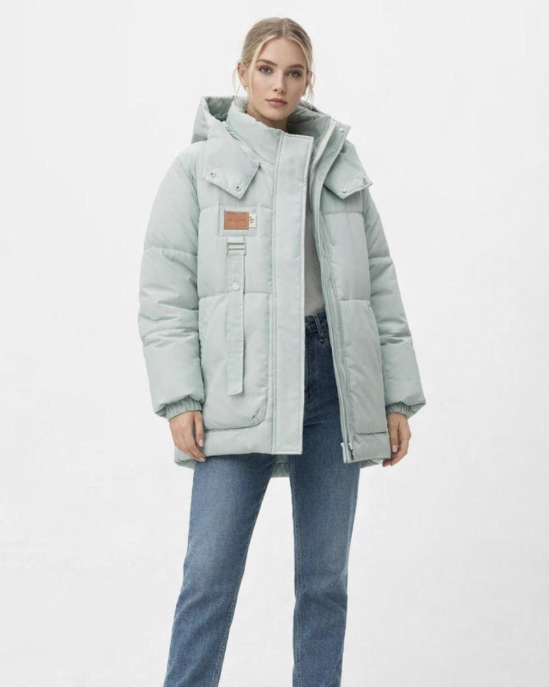 Krystine Dámská Zimní Bunda – Teplá Elegantní Slim Fit Moderní Styl