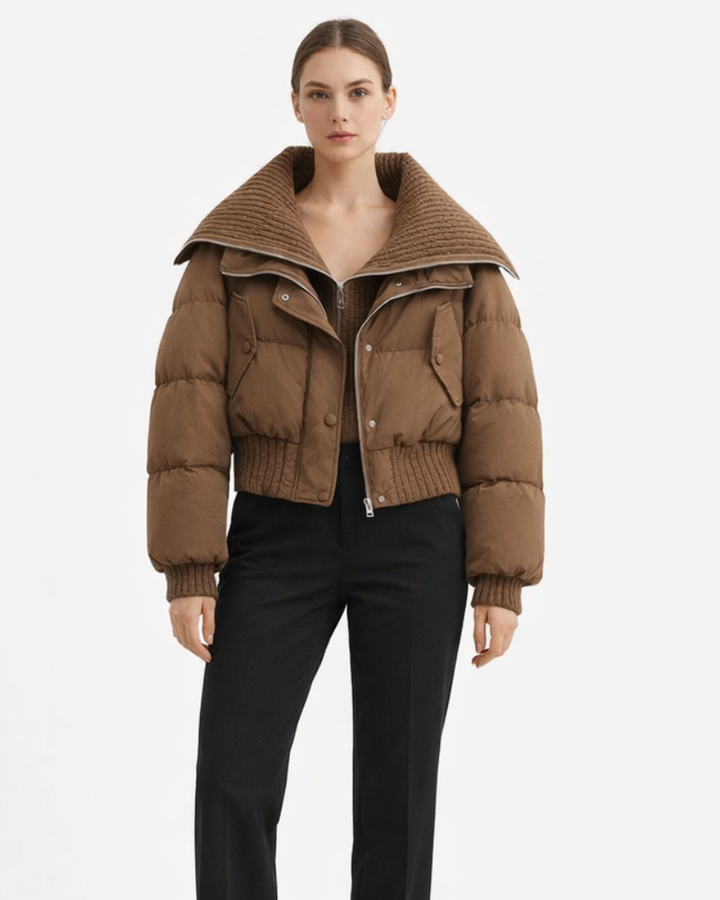 Ellie Geacă Matlasată Damă – Geacă Ușoară de Iarnă, Geacă Caldă Elegantă