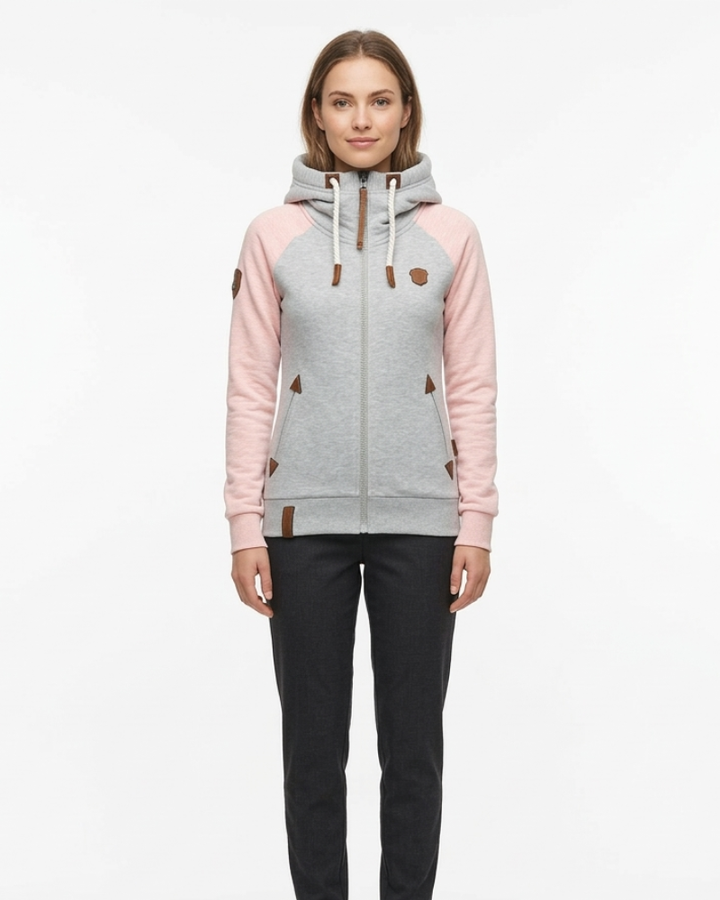 Lucia Felpa con Cappuccio Donna – Hoodie Casual Morbido con Cappuccio Regolabile