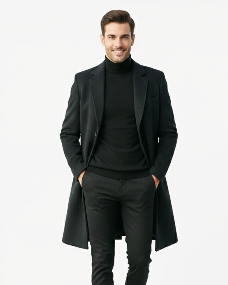 Byron Cappotto Uomo z vlny – Elegantní, teplý a všestranný zimní kabát