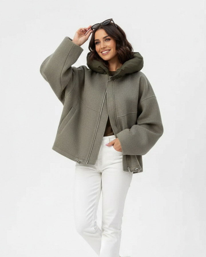 April Cappotto in Lana da Donna – Elegante, Caldo, Vestibilità Confortevole