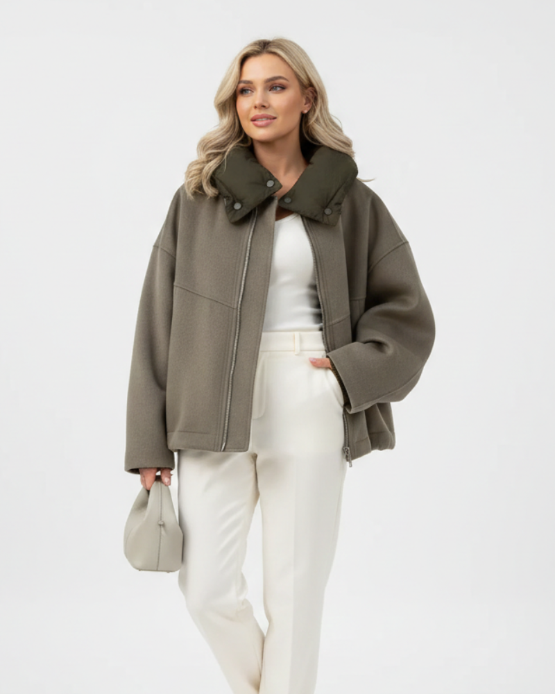 April Cappotto in Lana da Donna – Elegante, Caldo, Vestibilità Confortevole