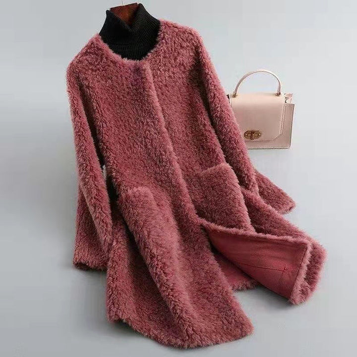 Joy Cappotto Donna Teddy Morbido – Faux Fur, Vestibilità Rilassata & Tasche Frontali
